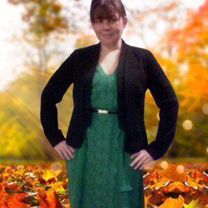 Marc by Marc Jacobs Size 12 Green Silk Dress w/ Pockets!